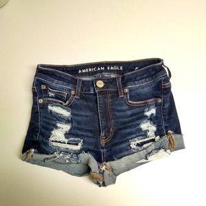 American Eagle Size 2 Hi Rise Shorty Next Level St